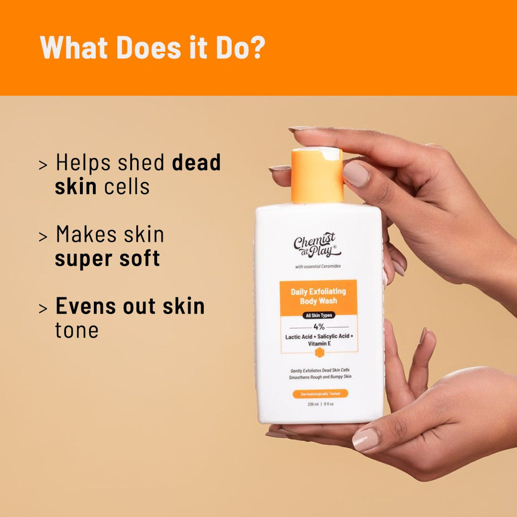 Go Anti-Dry Skin Kit (Exfoliating Body Wash - 236 ml | Hydrating Body Lotion - 200 ml)