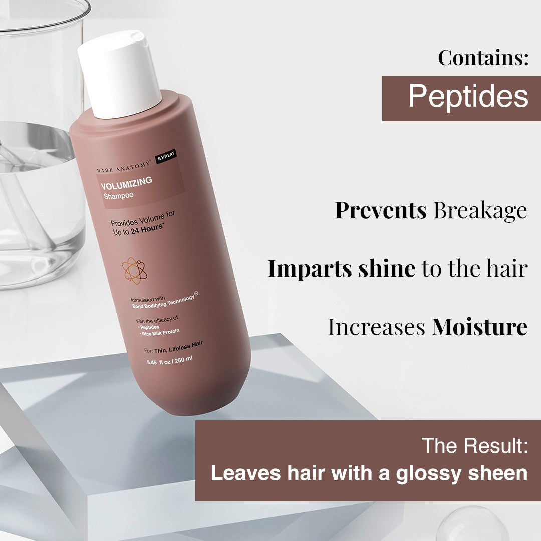 Volumizing Shampoo for Thin & Flat Hair - 250 ml | Pack of 3