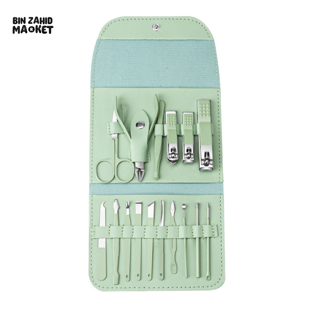 16-PIECE NAIL CLIPPER SET HOUSEHOLD MANICURE BEAUTY TOOLS PORTABLE