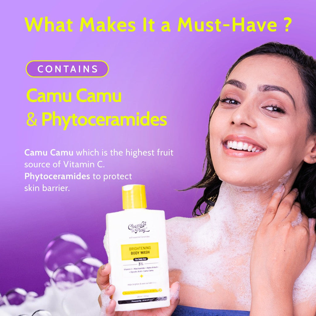Brightening Body Wash with Vitamin C for Bright & Glowing Skin - 236 ml