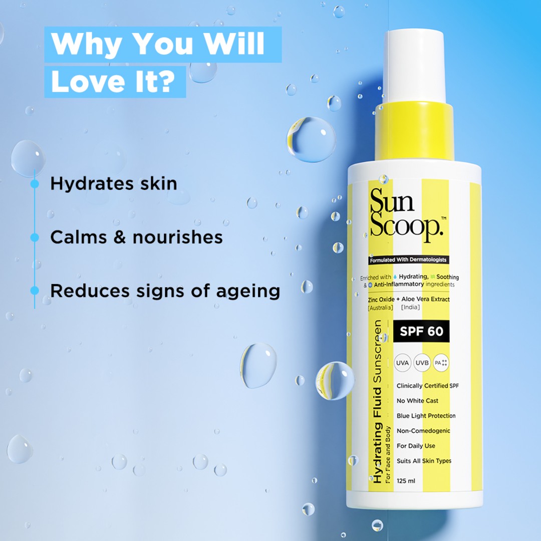 3% Niacinamide Featherlight Fluid Sunscreen SPF 50+ PA++++ (45 ml) + Hydrating Fluid Sunscreen for Face and Body SPF 60 PA++++ (125 ml) duo