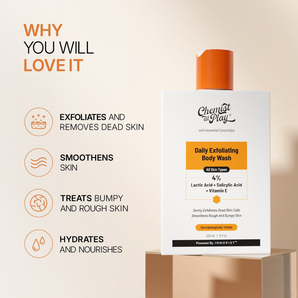 Anti-Dandruff Shampoo (250 ml) & Exfoliating Body Wash (236 ml) Bestselling Combo