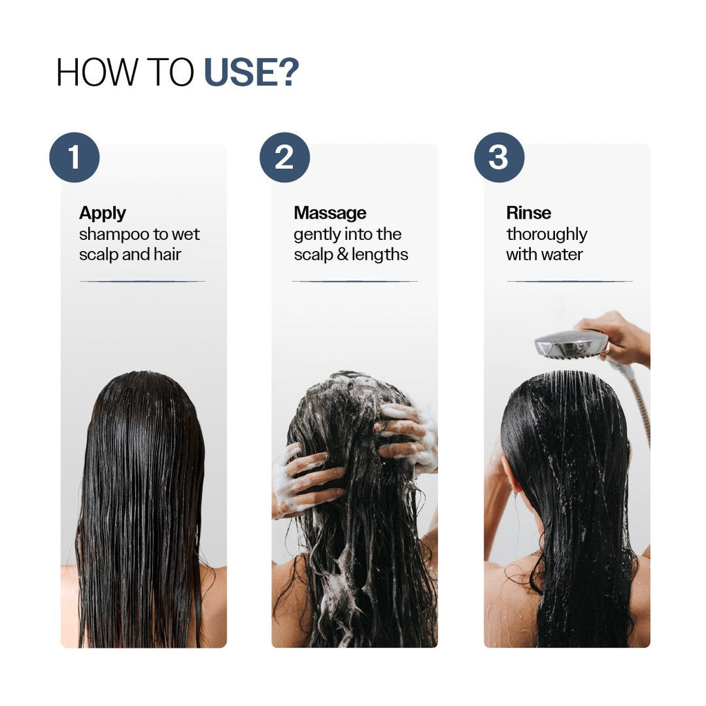 Anti-Hair Fall Shampoo with Adenosine & Peptides - 100 ml | Pack of 3