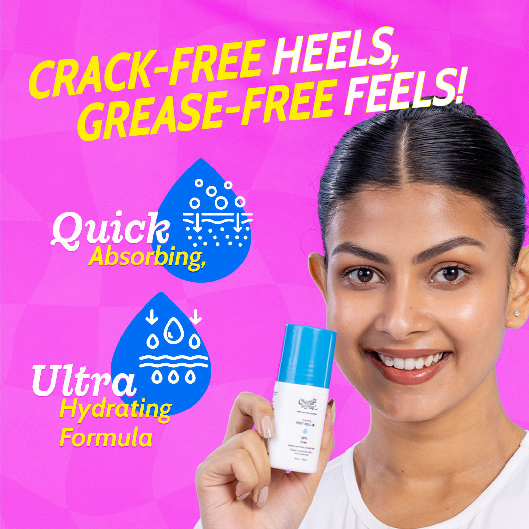 Foot Roll-on for Cracked Heels & Diabetic Foot - 50 gm | Pack of 2