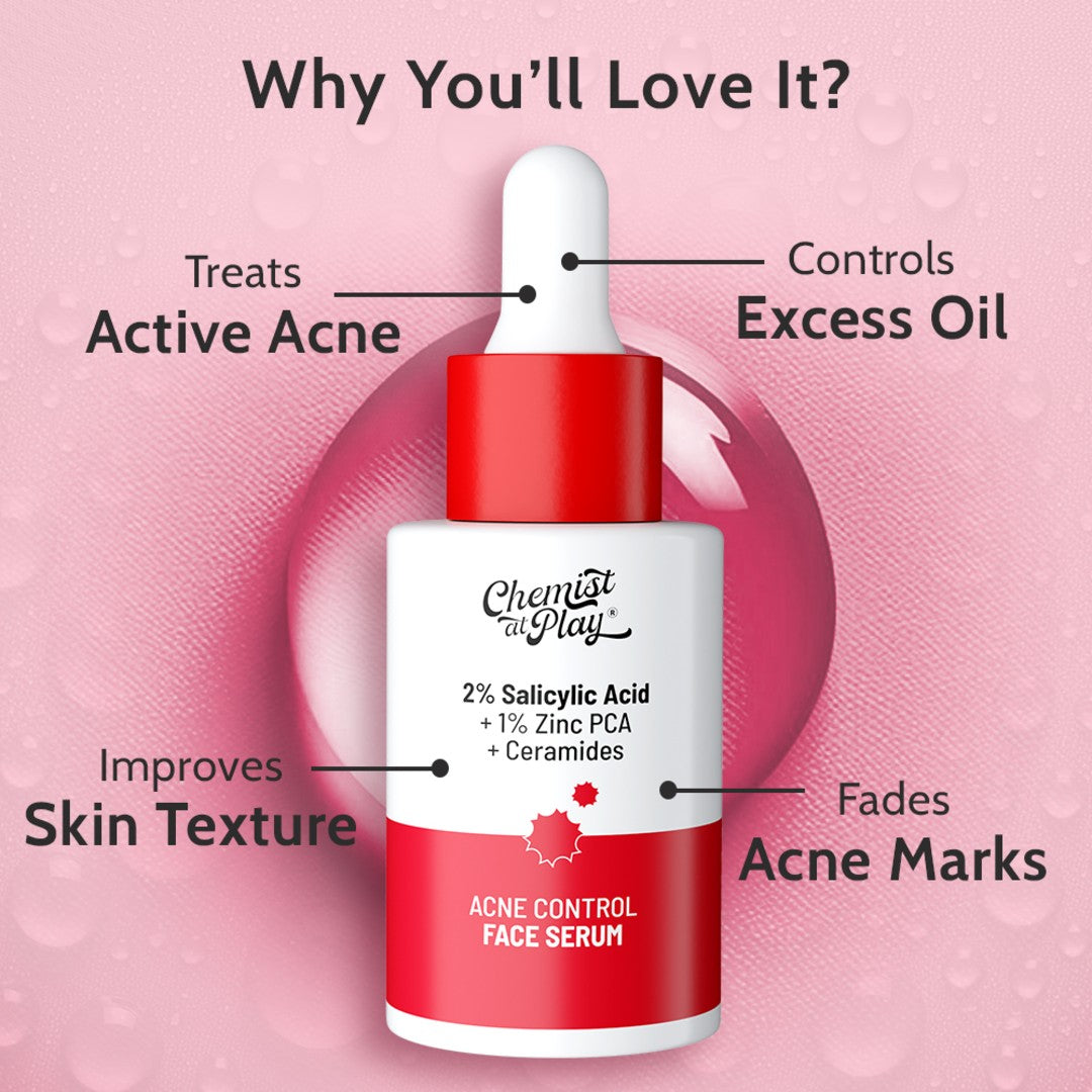 2% Salicylic Acid Face Serum for Acne Control - 10 ml