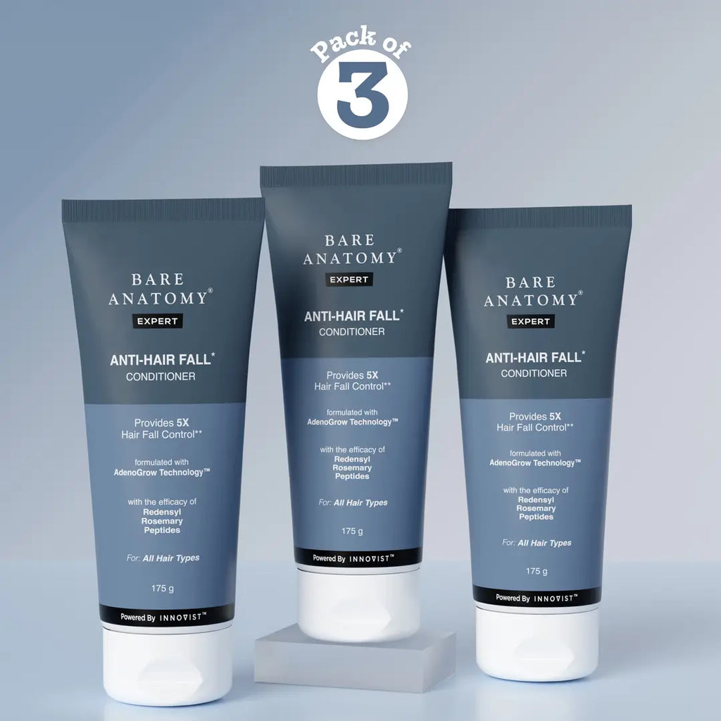 Anti-Hair Fall Conditioner with Redensyl, Rosemary & Peptides for Hair fall & Thinning - 175 gm | Pack of 3