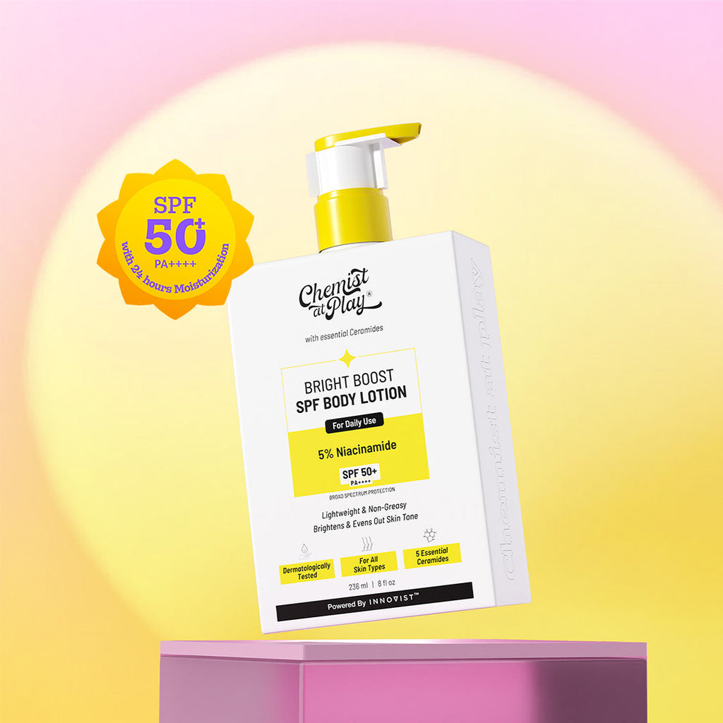 Bright Boost SPF Body Lotion with Niacinamide & SPF 50+ | 236 ml | Pack of 3