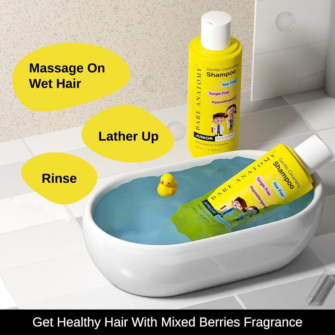 Gentle Cleansing Shampoo (1 to 12 years) - 250 ml | Pack of 3