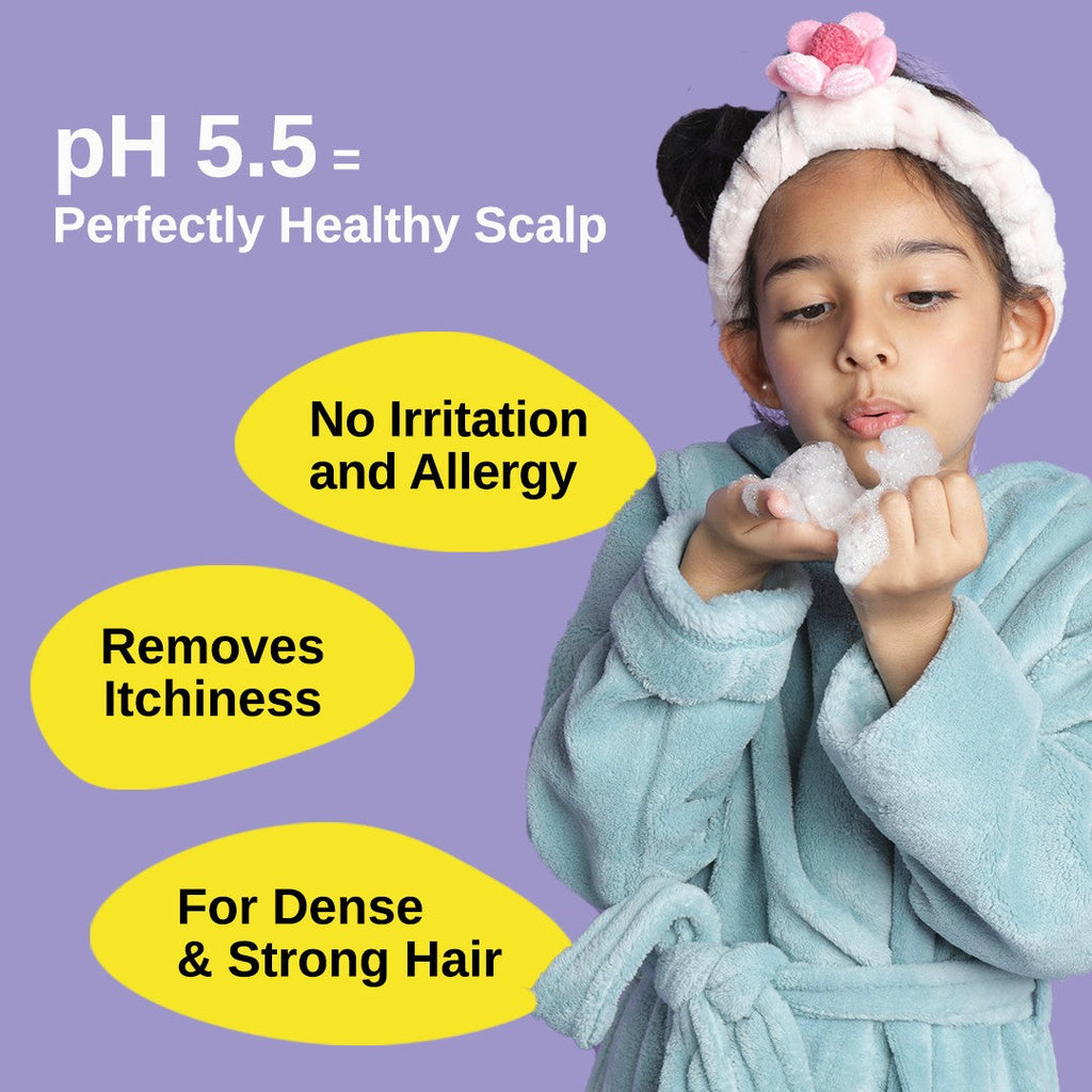 Gentle Cleansing Kids Shampoo (1 to 12 years) | Tear-free & Hypoallergenic pH 5.5 - 250 ml