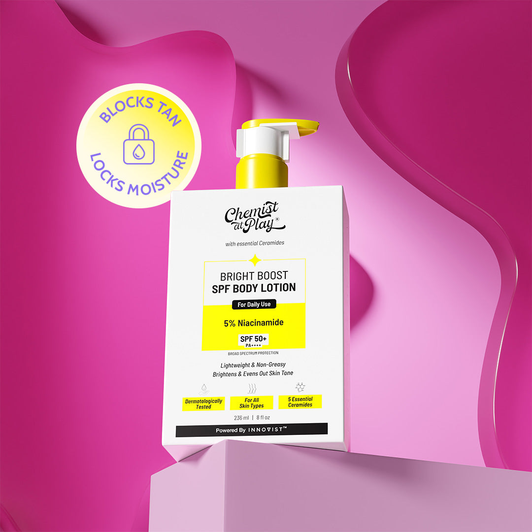 Bright Boost SPF Body Lotion with Niacinamide & SPF 50+ | 236 ml | Pack of 3