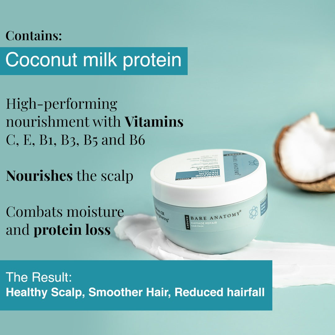 Damage Repair Kit (Shampoo - 250 ml | Mask - 250 ml | Serum - 100 ml)