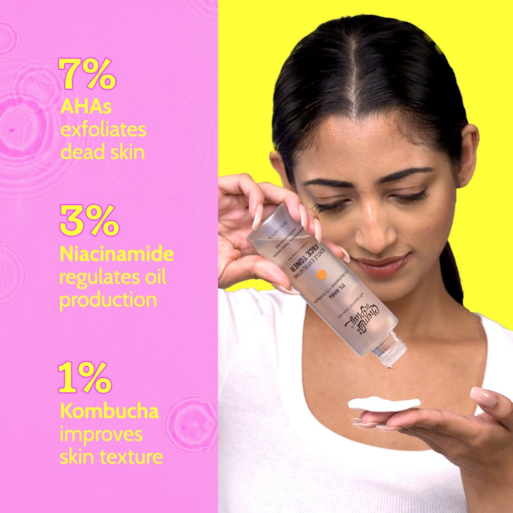 7% AHA Glycolic Acid Exfoliating Face Toner - 150 ml