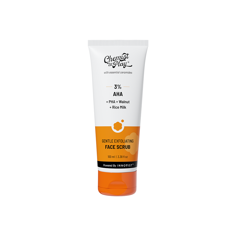 Gentle Exfoliating Face Scrub for Clear & Glowing Skin - 100 ml | Pack of 3