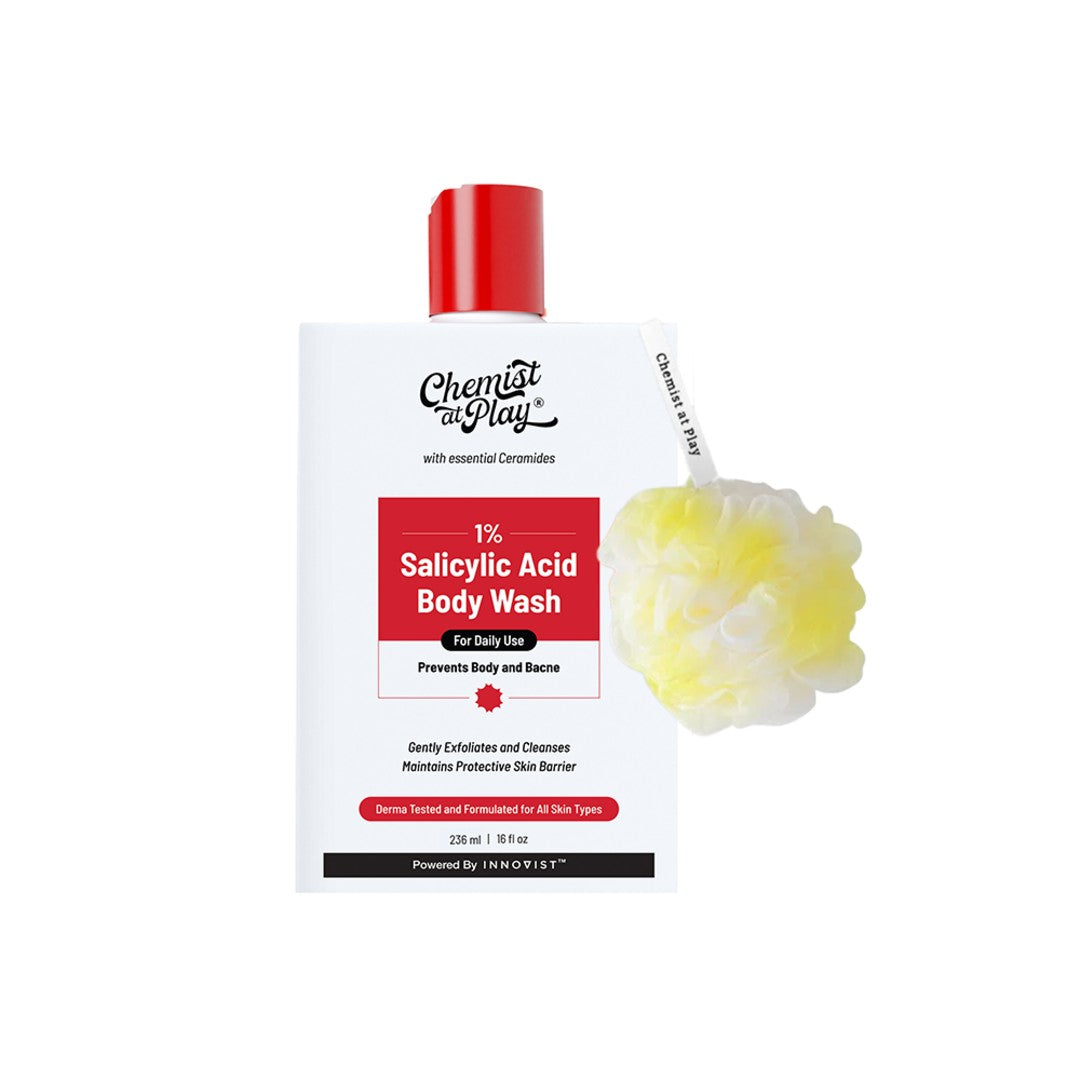 1% Salicylic Acid Body Wash for Acne Control - 236 ml | Pack of 2