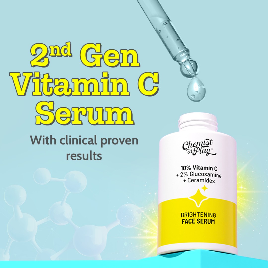10% Vitamin C Serum for Glowing & Bright Skin - 10 ml | Pack of 2
