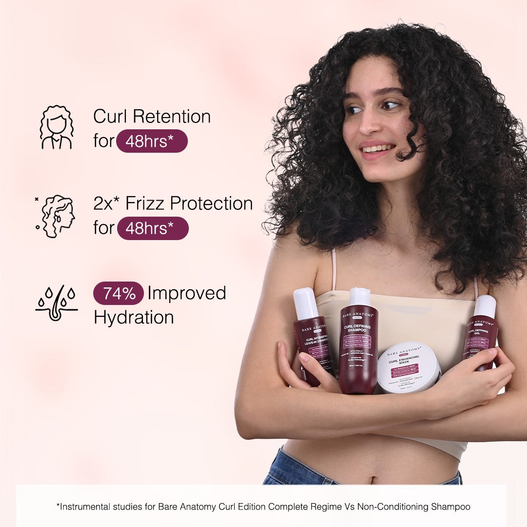 Curl Defining Shampoo with 2X Frizz Control for Men & Women - 250 ml
