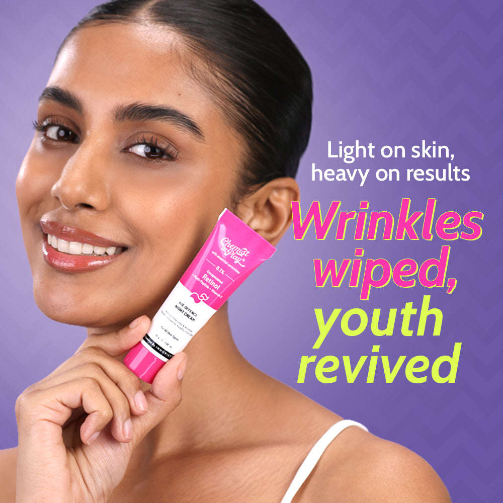 0.1% Retinol Night Cream - 30 gm | Pack of 2