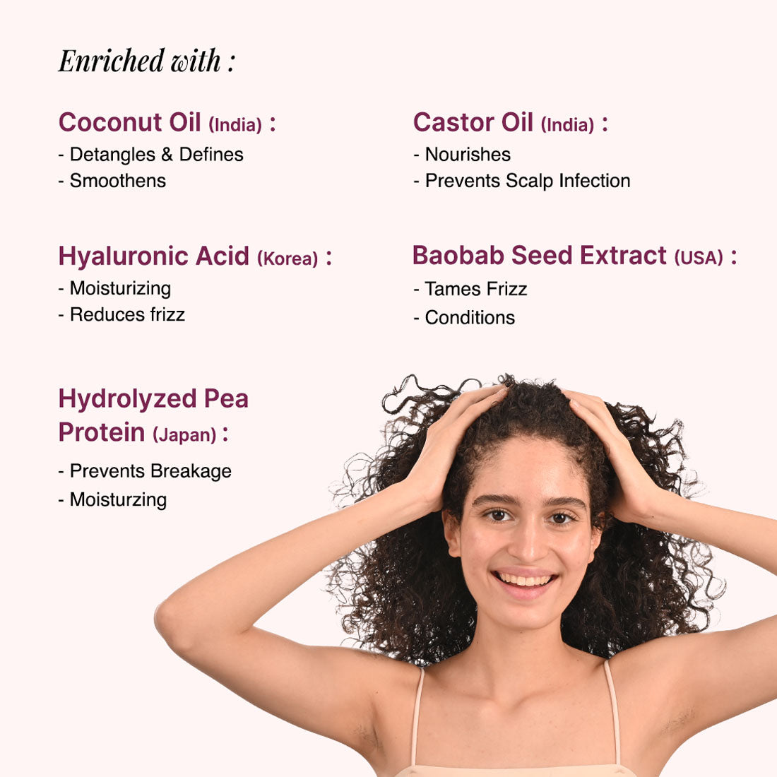 Curl Defining Kit (Shampoo - 250 ml | Leave in Conditioner - 140 ml | Gel - 140 ml) with Curl Definition & 2X Frizz Control for Men & Women