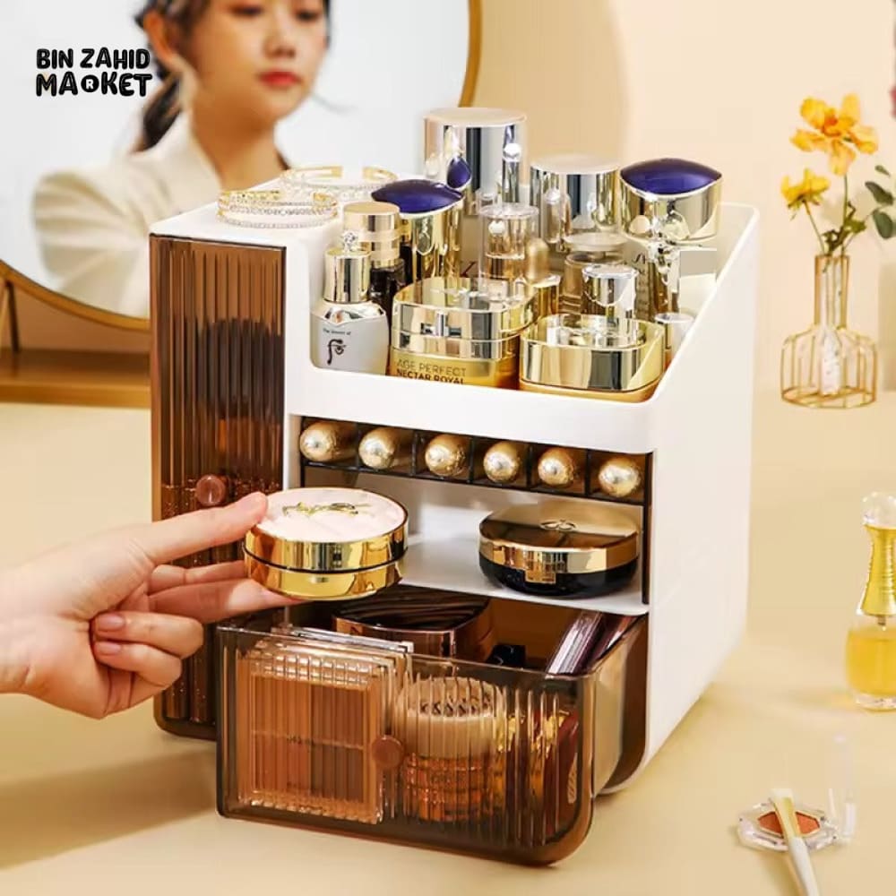 LUXORMOVE CRYSTAL CLEAR COSMETIC & MAKEUP ORGANIZER